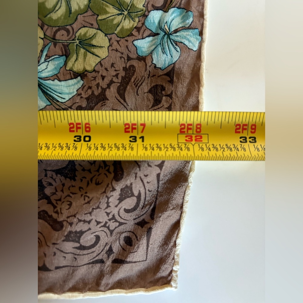 CHRISTIAN DIOR Vintage Solk Scarf - Picture 9 of 11